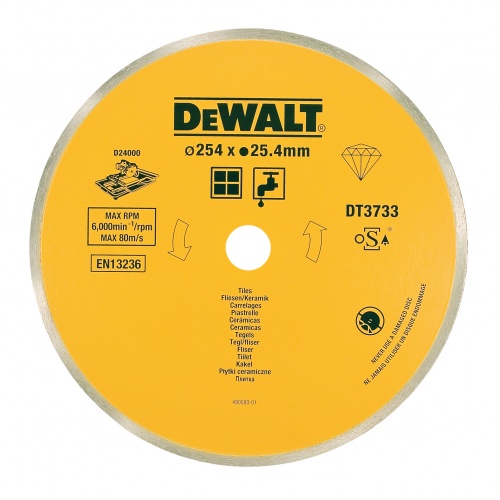 Диск алмазный по керамике (для плиткореза D24000) Dewalt DT3733