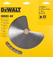DT4069 Пильный диск Dewalt 240 х 30 - 40 зубьев