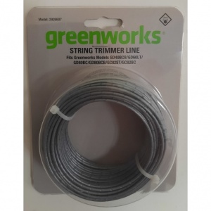 Леска GreenWorks Ø 2мм для триммеров, 20 метров. 2926607