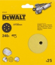 DT3137 Шлифовальные круги - перфорированные 150 мм Dewalt 