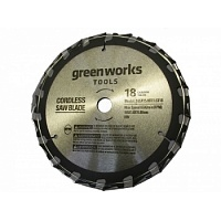 37200788-1 Пильный диск 165 х 15,88 для ручной пилы GreenWorks 